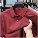 Men's 100% Cotton Polo Shirt - Summer Casual Breathable Tee,19 Colors,Ideal for Golf and Sports,Business Casual,Silk-Like Finish - flohmarkt-deutschland.shop