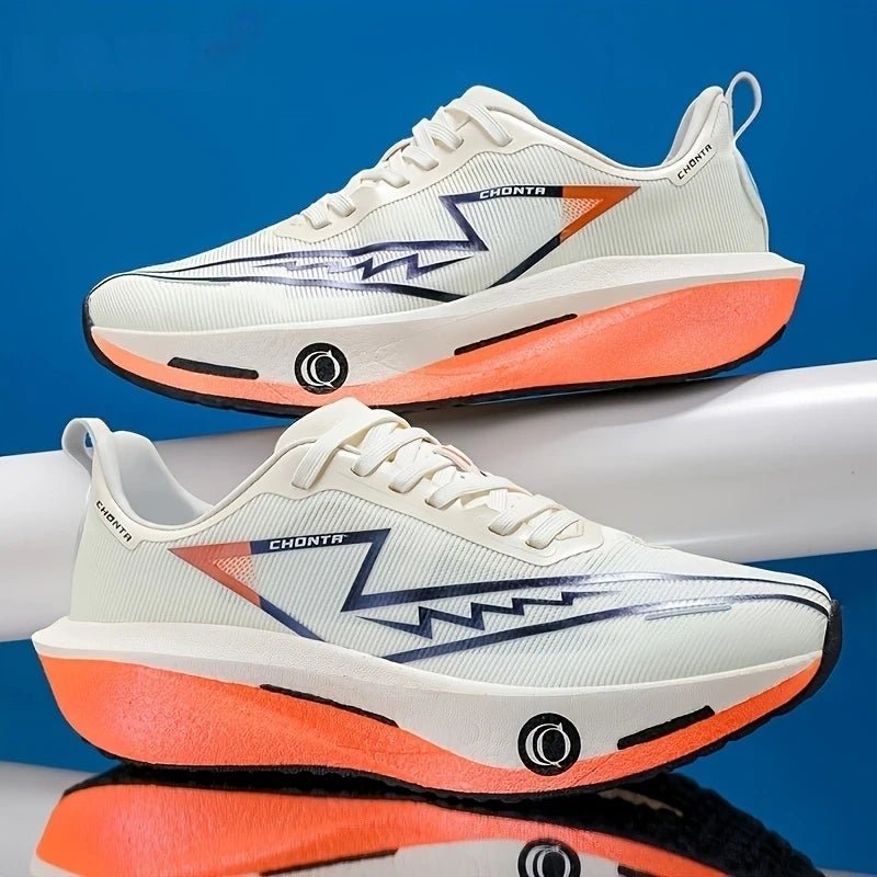 Men's Fashionable Casual Comfortable Sports Running Shoes - Breathable Fabric Upper, Non-Slip, Wear-Resistant, Shock-Absorbing Sole, Round-Toe Lace-Up Casual Running Shoes, Suitable for All Seasons - flohmarkt-deutschland.shop
