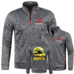 Mens Pullover Sportswear Ayrton Senna Drive Men 2Pcs Sets Hoodies Pants Sweatshirts Half Zipper Soft Fleece Turtleneck Sweater - flohmarkt-deutschland.shop