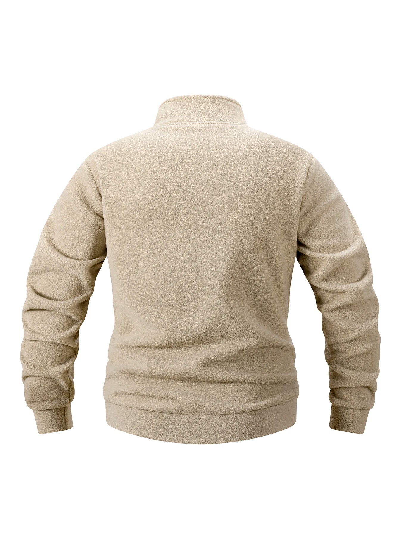 Men's Quarter Zip Sweatshirt Polar Fleece Mock Neck Thick Thermal Black Sweatshirt Winter Warm Pullover Sweater S-3XL - flohmarkt-deutschland.shop