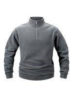 Men's Quarter Zip Sweatshirt Polar Fleece Mock Neck Thick Thermal Black Sweatshirt Winter Warm Pullover Sweater S-3XL - flohmarkt-deutschland.shop