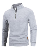 Men's Quarter Zip Up Long SleeveSlim Fit Lightweight Mock Neck Pullover Casual Sweaters Half Turtleneck Cozy Outdoor Streetwear - flohmarkt-deutschland.shop