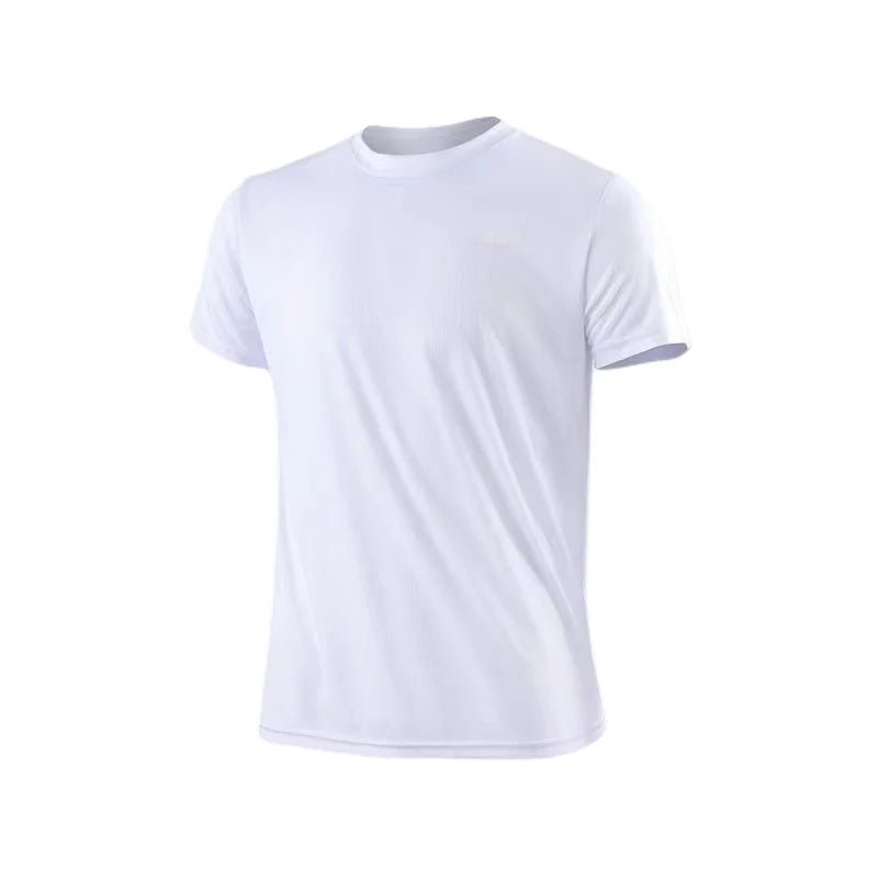 Men's Quick Dry Short Sleeve Gym Running Moisture Wicking Round Neck T-Shirt Training Exercise Gym Sport Shirt Tops Lightweight - flohmarkt-deutschland.shop