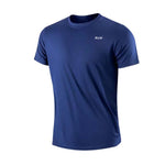 Men's Quick Dry Short Sleeve Gym Running Moisture Wicking Round Neck T-Shirt Training Exercise Gym Sport Shirt Tops Lightweight - flohmarkt-deutschland.shop
