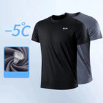 Men's Quick Dry Short Sleeve Gym Running Moisture Wicking Round Neck T-Shirt Training Exercise Gym Sport Shirt Tops Lightweight - flohmarkt-deutschland.shop