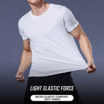 Men's Quick Dry Short Sleeve Gym Running Moisture Wicking Round Neck T-Shirt Training Exercise Gym Sport Shirt Tops Lightweight - flohmarkt-deutschland.shop