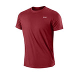 Men's Quick Dry Short Sleeve Gym Running Moisture Wicking Round Neck T-Shirt Training Exercise Gym Sport Shirt Tops Lightweight - flohmarkt-deutschland.shop