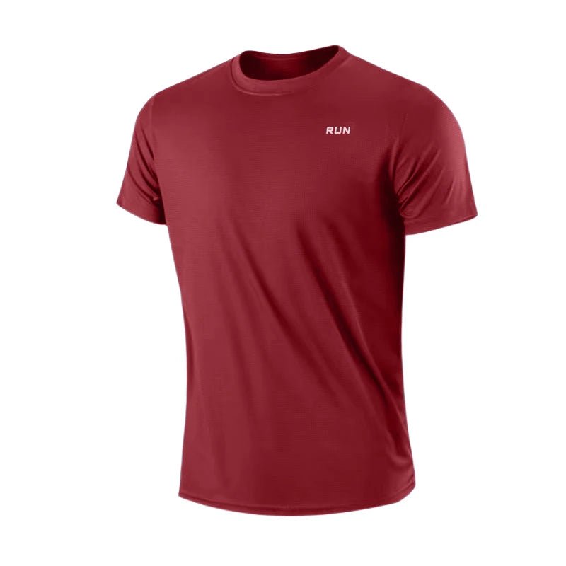 Men's Quick Dry Short Sleeve Gym Running Moisture Wicking Round Neck T-Shirt Training Exercise Gym Sport Shirt Tops Lightweight - flohmarkt-deutschland.shop