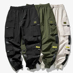 Mens Summer Army Green Loose Pant Joggers Pants Men Cargo Pants Hip Hop Casual Pockets Sweatpants Male Fashion Trousers - flohmarkt-deutschland.shop