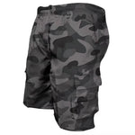 Men's Tactical Shorts Summer Casual Jogging Cargo Shorts Loose Multi-pockets Elastic Waist Work Hiking Overalls Short Pants - flohmarkt-deutschland.shop