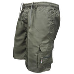 Men's Tactical Shorts Summer Casual Jogging Cargo Shorts Loose Multi-pockets Elastic Waist Work Hiking Overalls Short Pants - flohmarkt-deutschland.shop