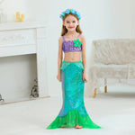 Mermaid Dress for Girl Ariel Prom Princess Costumes Cosplay Dress for Girls Birthday Party Dress Up Gown Halloween Clothing - flohmarkt-deutschland.shop