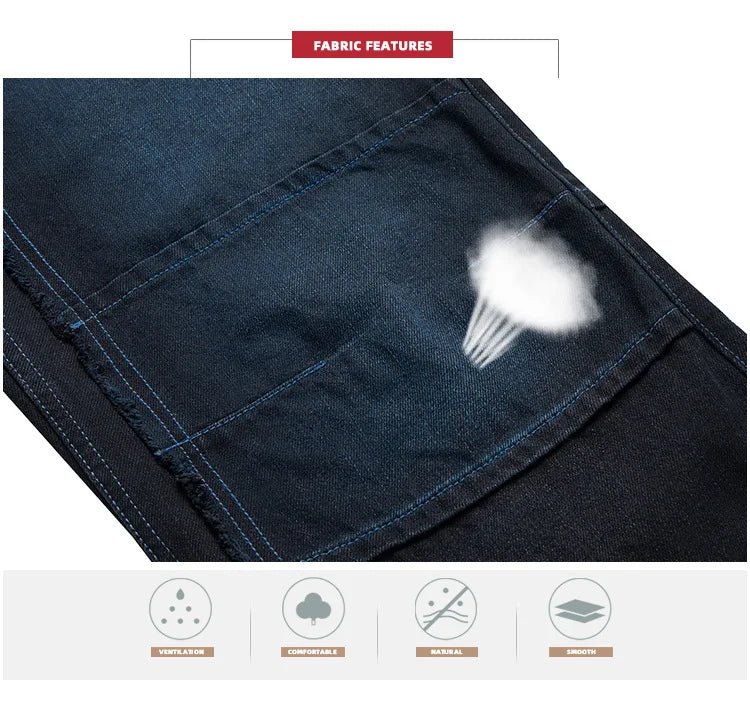 MIJKO Herren Jeans American Double Knee Straight Jeans - flohmarkt-deutschland.shop