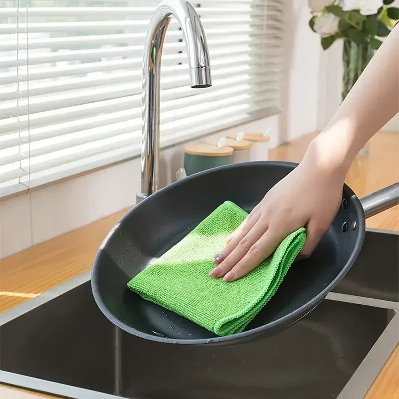 Mikrofaser Reinigungstücher Set - Vielseitige Absorbierende Tücher Für Küche Und Bad In 3 5 Oder 10 Stück - flohmarkt-deutschland.shop