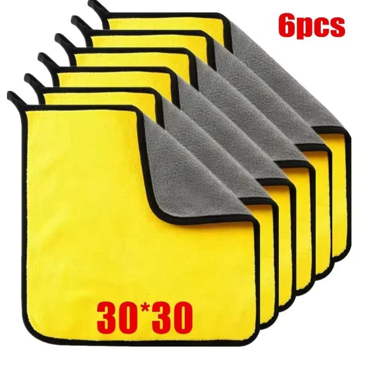 MikroGlanz Mikrofaser Tücher Auto Fenster Küche 30x30 CM Doppelseitig Vielseitiges 10er Pack - Reinigungspaket - flohmarkt-deutschland.shop