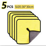 MikroGlanz Mikrofaser Tücher Auto Fenster Küche 30x30 CM Doppelseitig Vielseitiges 10er Pack - Reinigungspaket - flohmarkt-deutschland.shop