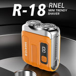 Mini Electric Smart Shaver Household Car Shaver Digital Display Dual Blade Rechargeable Shaver Powerful Beard Trimmer Tool - flohmarkt-deutschland.shop