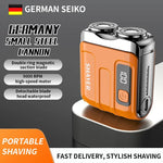 Mini Electric Smart Shaver Household Car Shaver Digital Display Dual Blade Rechargeable Shaver Powerful Beard Trimmer Tool - flohmarkt-deutschland.shop