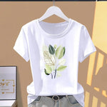 Modal Weibliche Druck Mode Nette Internet Celebrity kurzarm T-shirt Frauen Kleidung Tops Übergroßen T Shirt - flohmarkt-deutschland.shop