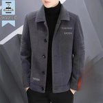 Mode Einfarbig Wolle Mantel männer Casual Plus Baumwolle Verdickt Warme Hochwertige Große größe Jacke - flohmarkt-deutschland.shop