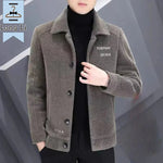 Mode Einfarbig Wolle Mantel männer Casual Plus Baumwolle Verdickt Warme Hochwertige Große größe Jacke - flohmarkt-deutschland.shop