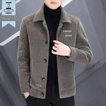 Mode Einfarbig Wolle Mantel männer Casual Plus Baumwolle Verdickt Warme Hochwertige Große größe Jacke - flohmarkt-deutschland.shop
