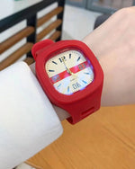 Mode Frauen Uhren Silikon Armband Sport Frauen Quarzuhr Wasserdicht Großen Platz Damen Armbanduhr Geschenke Reloj Hombre - flohmarkt-deutschland.shop