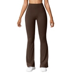 Mode Micro Horn Leggings Frauen V-back Taille Sport Hosen Hohe Taille Push-Up Butt Gym Hosen Solide Dünne beiläufige Leggings - flohmarkt-deutschland.shop