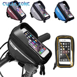 Mountain Bicycle Bag Touch Screen Cycling Handlebar Phone Holder Bag Bike Bags Bicycle Phone Storage Bags Cycling Accessories - flohmarkt-deutschland.shop