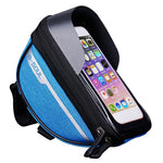 Mountain Bicycle Bag Touch Screen Cycling Handlebar Phone Holder Bag Bike Bags Bicycle Phone Storage Bags Cycling Accessories - flohmarkt-deutschland.shop