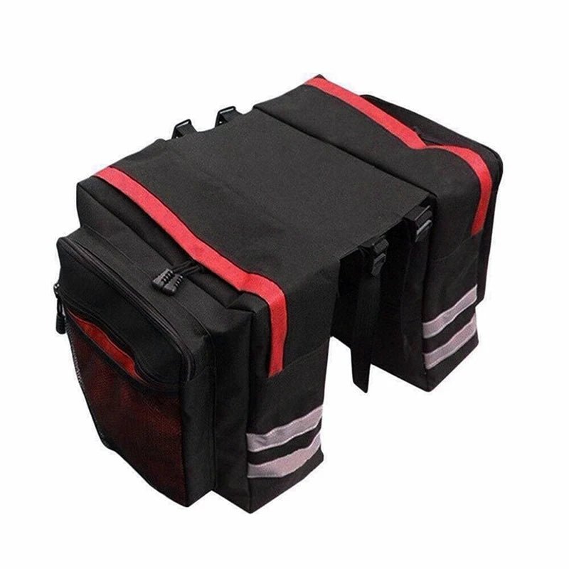 MTB Fahrradträgertasche Gepäckträgertasche Doppelseitige Rücksitz Tasche - flohmarkt-deutschland.shop