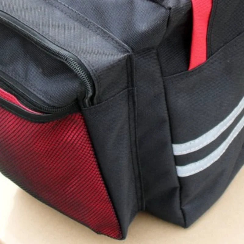 MTB Fahrradträgertasche Gepäckträgertasche Doppelseitige Rücksitz Tasche - flohmarkt-deutschland.shop
