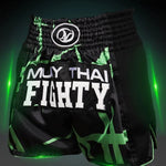 Muay Thai Shorts Men Embroidery Sports Fitness Fighting Kickboxing Short Pants Women Kids Custom Sanda MMA Boxeo Trunks Black - flohmarkt-deutschland.shop