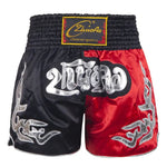 Muay Thai Shorts Men Embroidery Sports Fitness Fighting Kickboxing Short Pants Women Kids Custom Sanda MMA Boxeo Trunks Black - flohmarkt-deutschland.shop