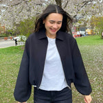 MUJER 2025, Damen-Bomberjacke, gepuffte Varsity-Jacken mit Reißverschluss für Damen, abgeschnittene Halbsaison-Jacke für Damen, Mäntel, neue Oberbekleidung - flohmarkt-deutschland.shop