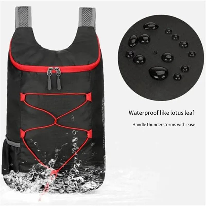 Multifunctional Outdoor Folding Backpack High Density Lightweight Waterproof Nylon Fabric Sports Bag for Camping Hiking Travel - flohmarkt-deutschland.shop