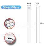 Nachtlicht LED-Schrankleuchte, USB wiederaufladbar, Bewegungsmelder-Licht, geeignet für Küche, Kleiderschrank, Schrankbeleuchtung, 30 cm/40 cm/50 cm - flohmarkt-deutschland.shop