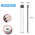 Nachtlicht LED-Schrankleuchte, USB wiederaufladbar, Bewegungsmelder-Licht, geeignet für Küche, Kleiderschrank, Schrankbeleuchtung, 30 cm/40 cm/50 cm - flohmarkt-deutschland.shop