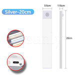 Nachtlicht LED-Schrankleuchte, USB wiederaufladbar, Bewegungsmelder-Licht, geeignet für Küche, Kleiderschrank, Schrankbeleuchtung, 30 cm/40 cm/50 cm - flohmarkt-deutschland.shop