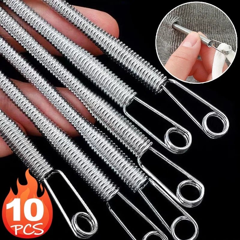 NähProfi Drahtseil Fädelwerkzeug - Biegbares Edelstahl Schnur Fädel Clip Für DIY Nähzubehör - flohmarkt-deutschland.shop