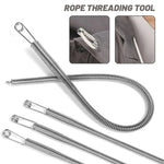 NähProfi Drahtseil Fädelwerkzeug - Biegbares Edelstahl Schnur Fädel Clip Für DIY Nähzubehör - flohmarkt-deutschland.shop
