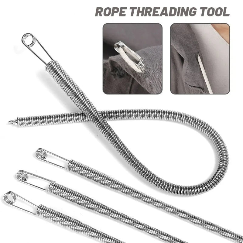 NähProfi Drahtseil Fädelwerkzeug - Biegbares Edelstahl Schnur Fädel Clip Für DIY Nähzubehör - flohmarkt-deutschland.shop