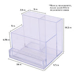 Nagel Bohrer Bits Halter Display Klar Nagel Display Box Transparent Make-Up Lagerung Organizer Nagel Maniküre Werkzeuge - flohmarkt-deutschland.shop