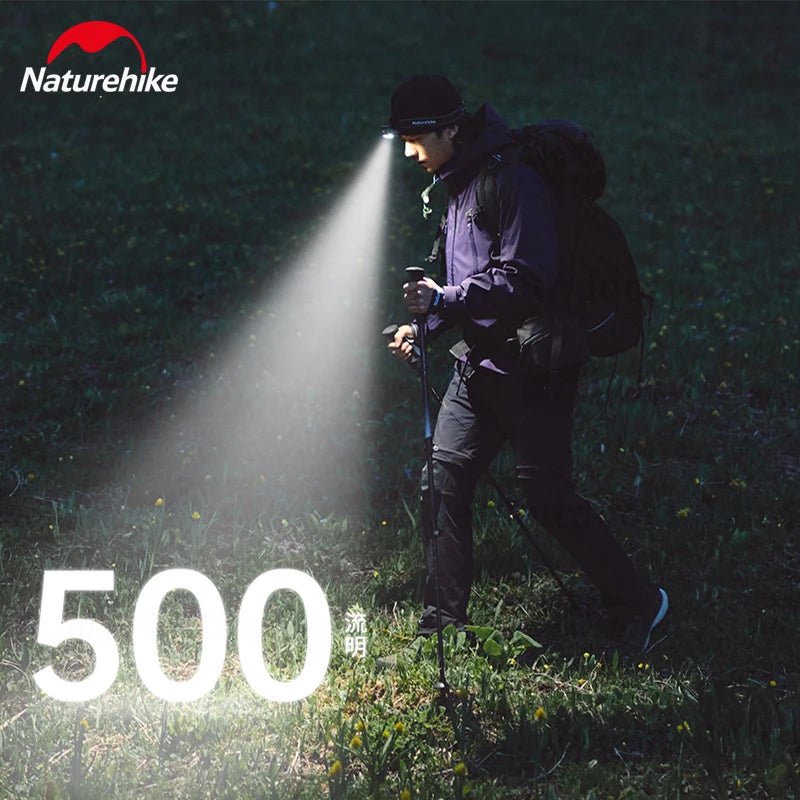 Naturehike Stirnlampe IP66 wasserdicht – 6 Modi, ultraleicht - flohmarkt-deutschland.shop