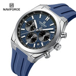 NAVIFORCE Herrenuhren, multifunktionaler Chronograph, Silikonarmband, leuchtende Zeiger, 3ATM wasserdicht, hochwertiges Original für Herren - flohmarkt-deutschland.shop