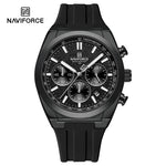 NAVIFORCE Herrenuhren, multifunktionaler Chronograph, Silikonarmband, leuchtende Zeiger, 3ATM wasserdicht, hochwertiges Original für Herren - flohmarkt-deutschland.shop