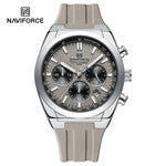 NAVIFORCE Herrenuhren, multifunktionaler Chronograph, Silikonarmband, leuchtende Zeiger, 3ATM wasserdicht, hochwertiges Original für Herren - flohmarkt-deutschland.shop