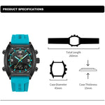 NAVIFORCE Luxus herren Uhren Sport Quarzuhr Männer LCD Dual Display Wasserdicht Leucht Mann Armbanduhr 2025, Relogio Masculino - flohmarkt-deutschland.shop