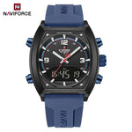 NAVIFORCE Luxus herren Uhren Sport Quarzuhr Männer LCD Dual Display Wasserdicht Leucht Mann Armbanduhr 2025, Relogio Masculino - flohmarkt-deutschland.shop