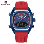 NAVIFORCE Luxus herren Uhren Sport Quarzuhr Männer LCD Dual Display Wasserdicht Leucht Mann Armbanduhr 2025, Relogio Masculino - flohmarkt-deutschland.shop